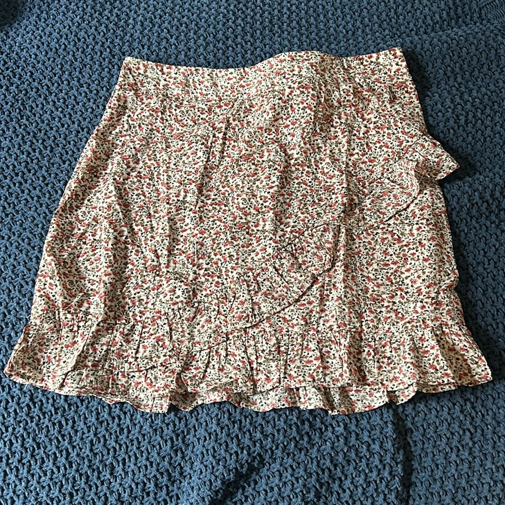Floral Mini Skirt